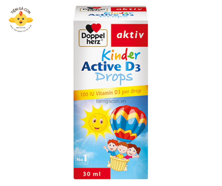 Kinder Active D3 Drops 30ml đức