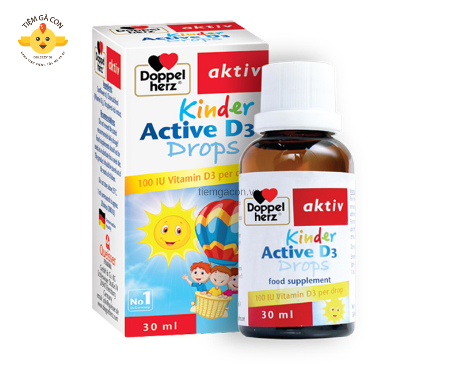 Kinder Active D3 Drops 30ml đức
