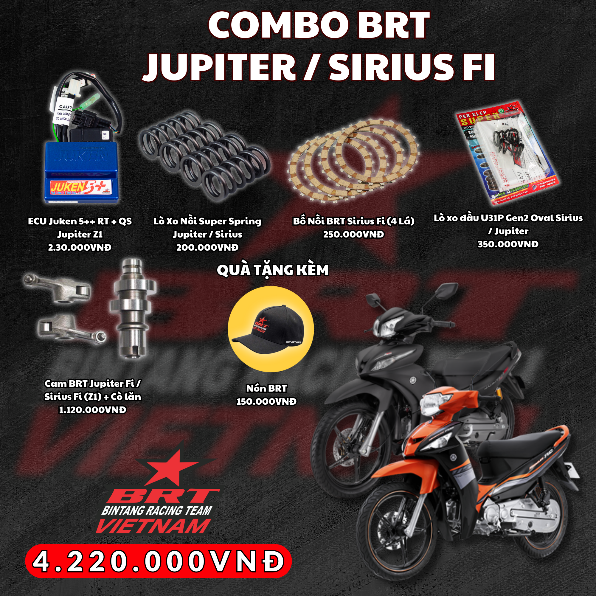  COMBO BRT JUPITER / SIRIUS FI (2) 