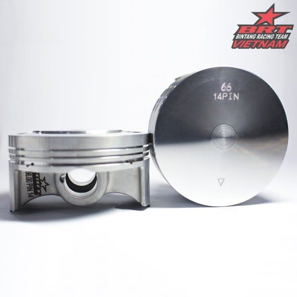  Piston BRT Trái Nhôm Nén 66mm Ắc 14mm CRF150L Honda 