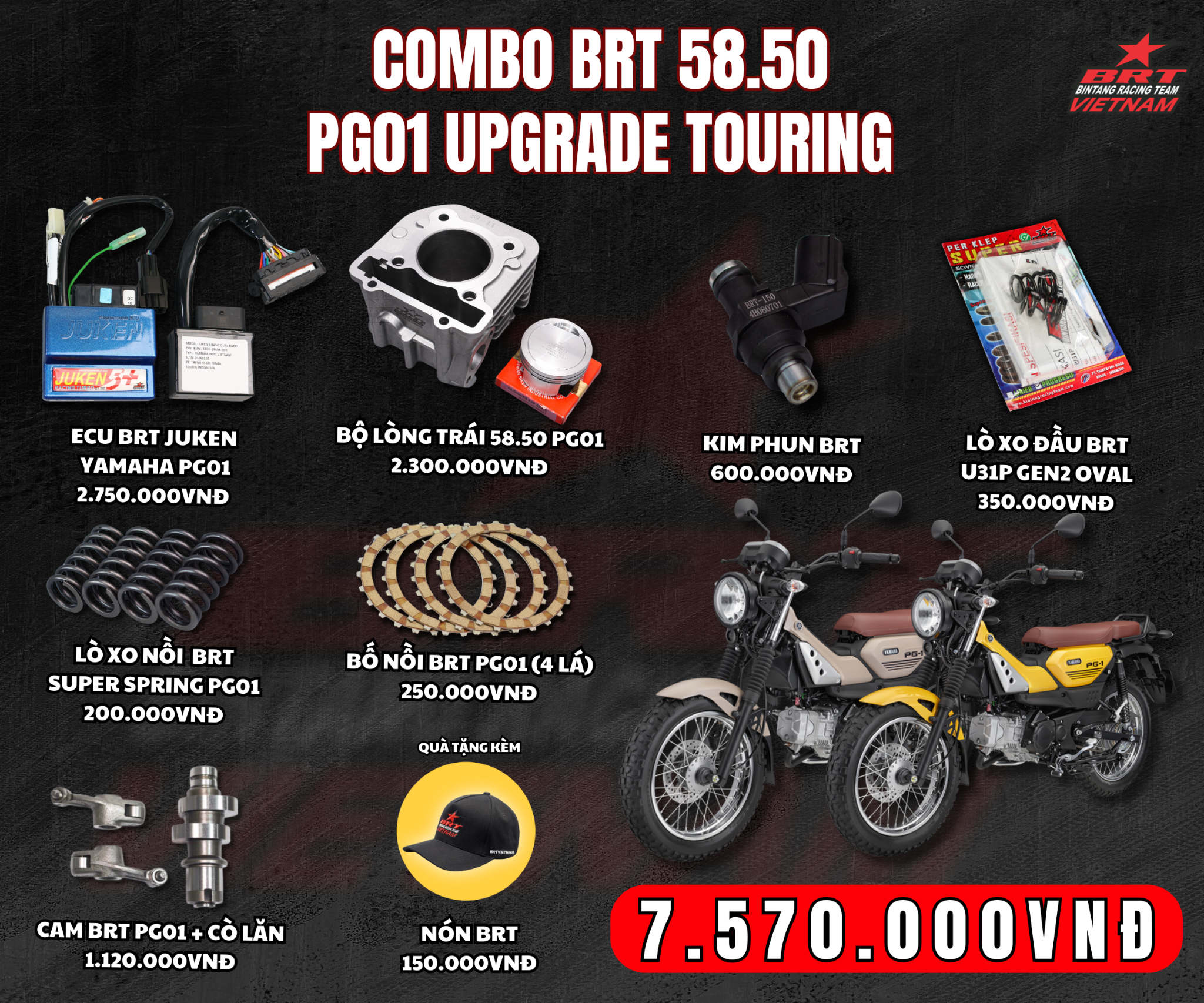  COMBO BRT 58.50 PG01 UPGRADE TOURING 