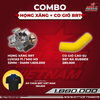  Combo Họng xăng Luvias Fi / Mio M3 32-34mm + Co gió BRT - Tặng kèm áo thun BRT VIET NAM 
