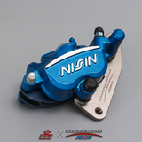  Heo dầu Samurai Nissin Brake 2 Pis Yamaha Exciter 135/ X-Ride/ Mio - Màu Xanh Dương 