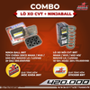  Combo Lò xo nồi tay ga NMAX / NVX / Mio M3/ Nouvo Lx / Luvias + Ninja ball tùy chỉnh BRT - Tặng kèm móc khóa BRT + tem dán BRT 