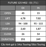 Cam BRT Future 125 / FU LED 125 / MSX 125 