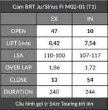  Cam BRT Jupiter Fi / Sirius Fi (Z1) + Cò lăn 