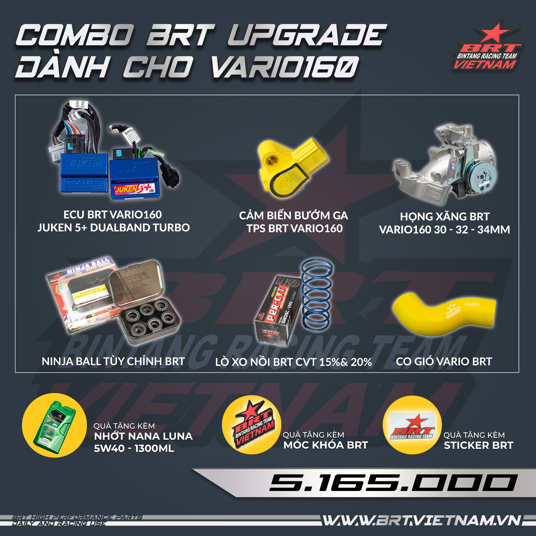  Combo BRT Upgrade Vario160 