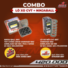 Combo Lò xo nồi tay ga Vario125-150/Airblade 125-150, PCX, SH150 + Ninja ball tùy chỉnh BRT - Tặng kèm móc khóa BRT