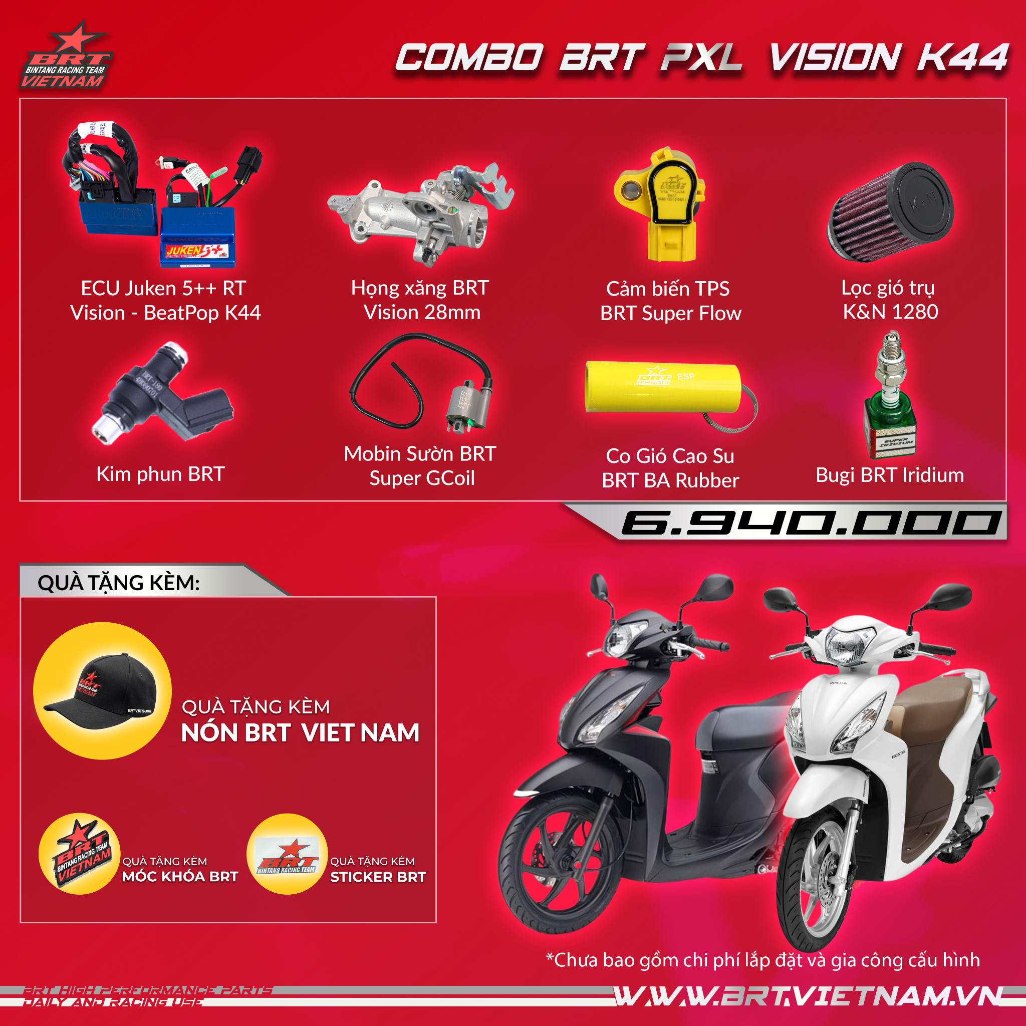  Combo PXL BRT Vision K44 