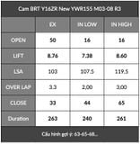  Cam BRT Y16ZR - YWR Ex155 (1 Chốt bánh cam) 