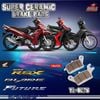 Bố thắng đĩa trước BRT Ceramic (Winner/Winner X/SONIC150/FUTURE MẬP/FU LED/WAVE S 110/HAYATE/BLADE) (8076).