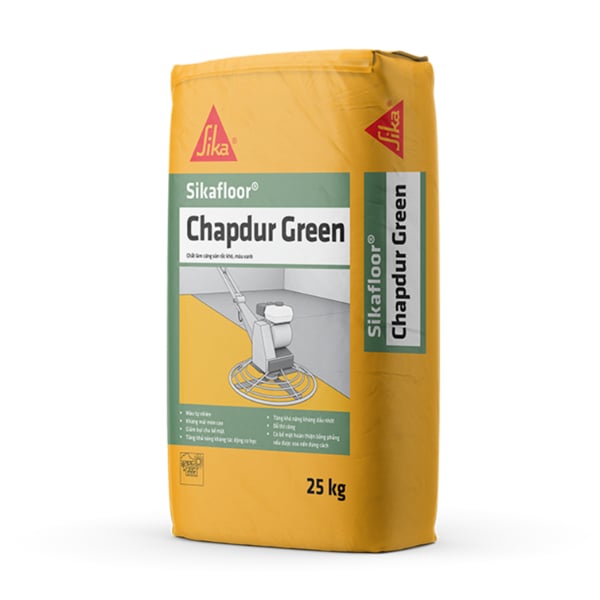 Sikafloor Chapdur Green bột tăng cứng mặt sàn