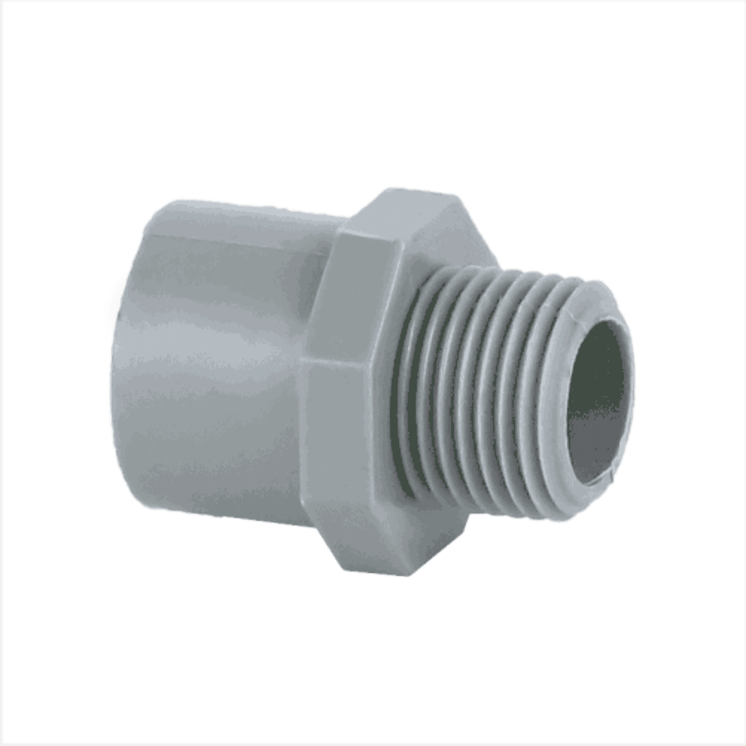 Nối Thẳng Ren Ngoài uPVC