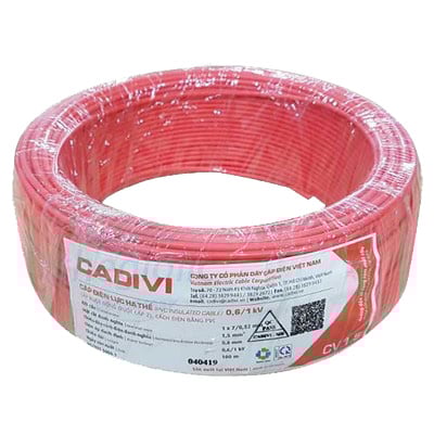 Dây điện Cadivi CV 1.5-0.6/1kv