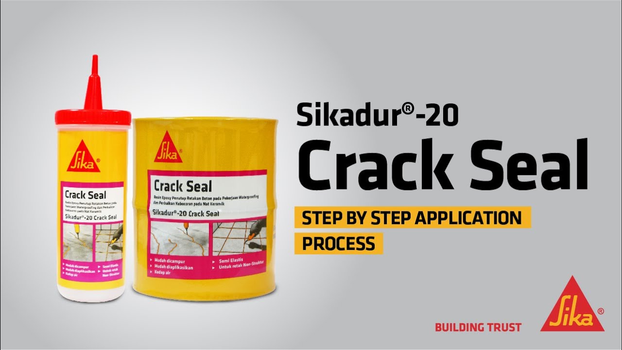 Keo xử lý vết nứt epoxy Sikadur 20 Crack Seal