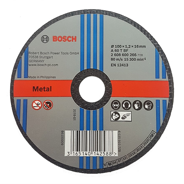 Đá cắt 100mm Bosch 2608600266
