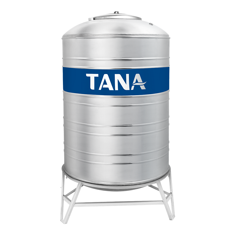 Bồn nước inox 2000 lít đứng Tân Á (Ø1140)