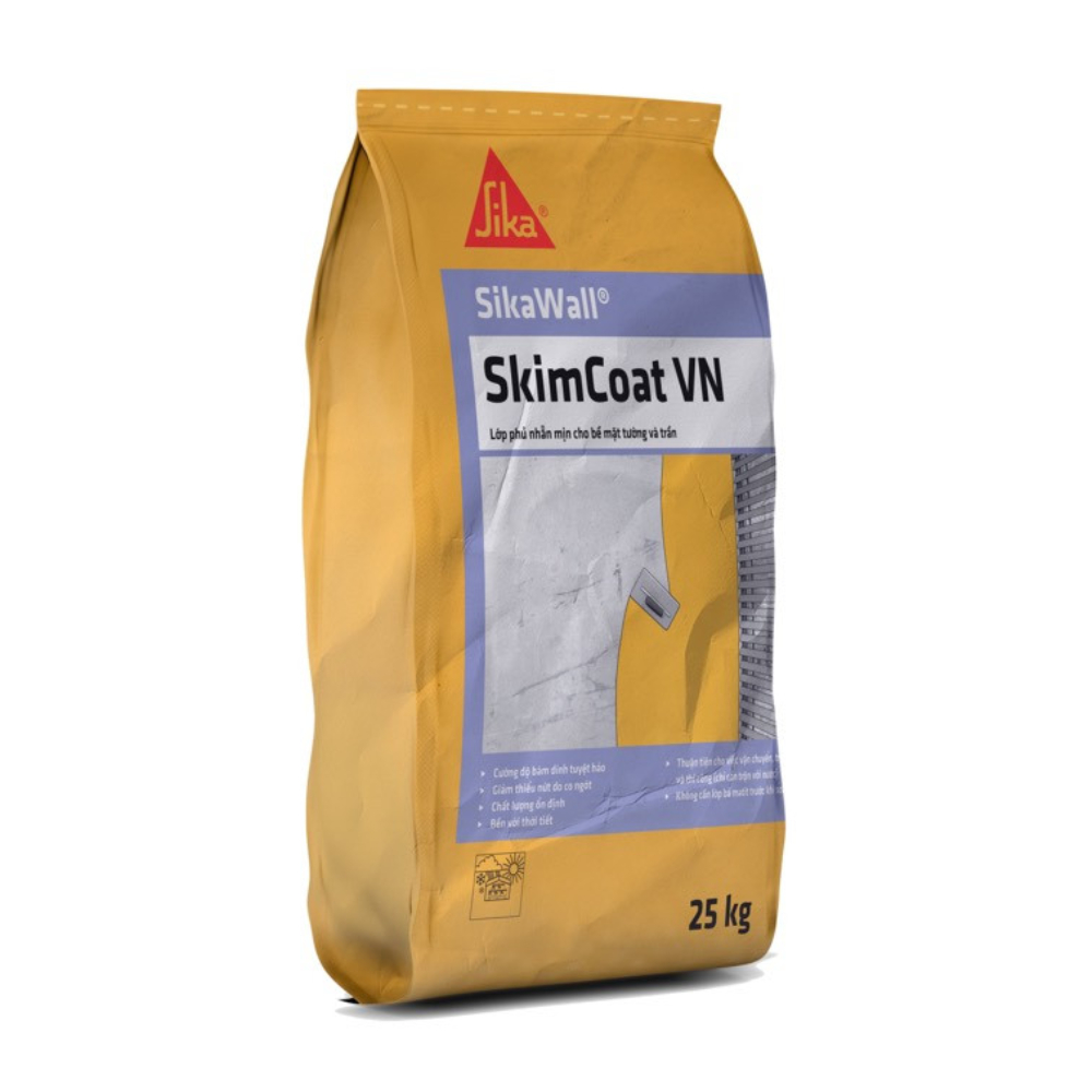 Sika Wall Skimcoat lớp phủ mịn tường và trần