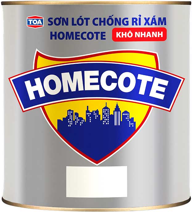 Sơn lót chống rỉ TOA màu xám Homecote