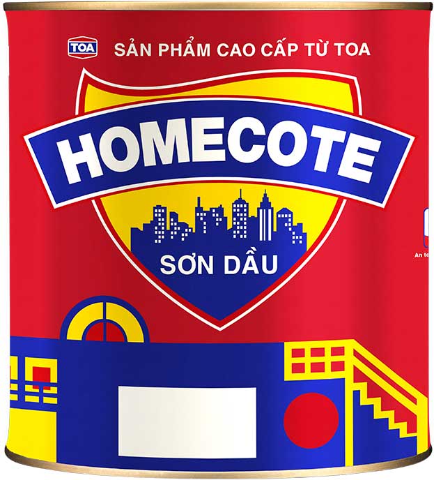 Sơn dầu TOA bóng cao cấp hiệu Homecote