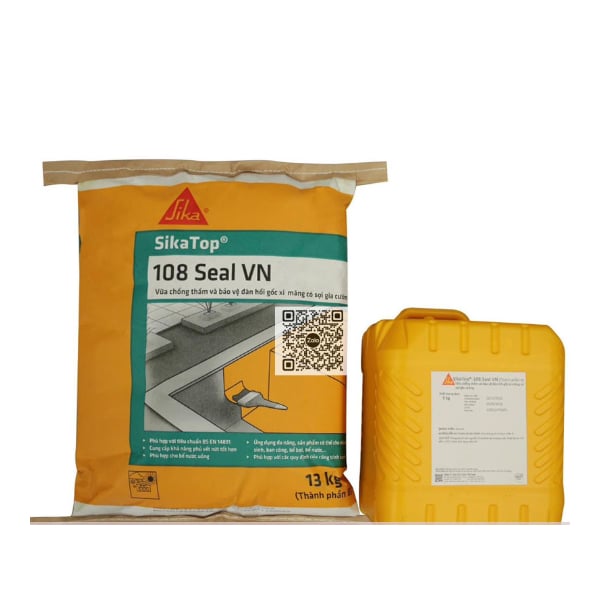 Vữa chống thấm và bảo vệ đàn hồi Sika Top 108 seal