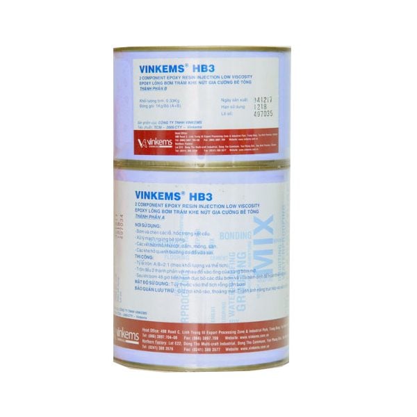 Keo epoxy xử lý vết nứt Vinkems HB3