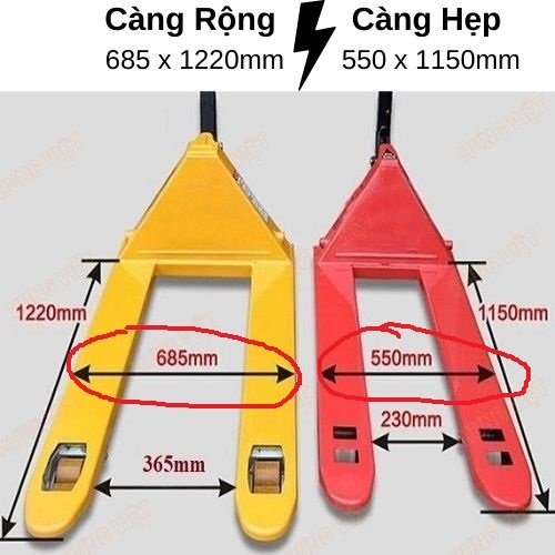 Xe nâng tay 3 tấn - Giá rẻ nhất nhất thị trường