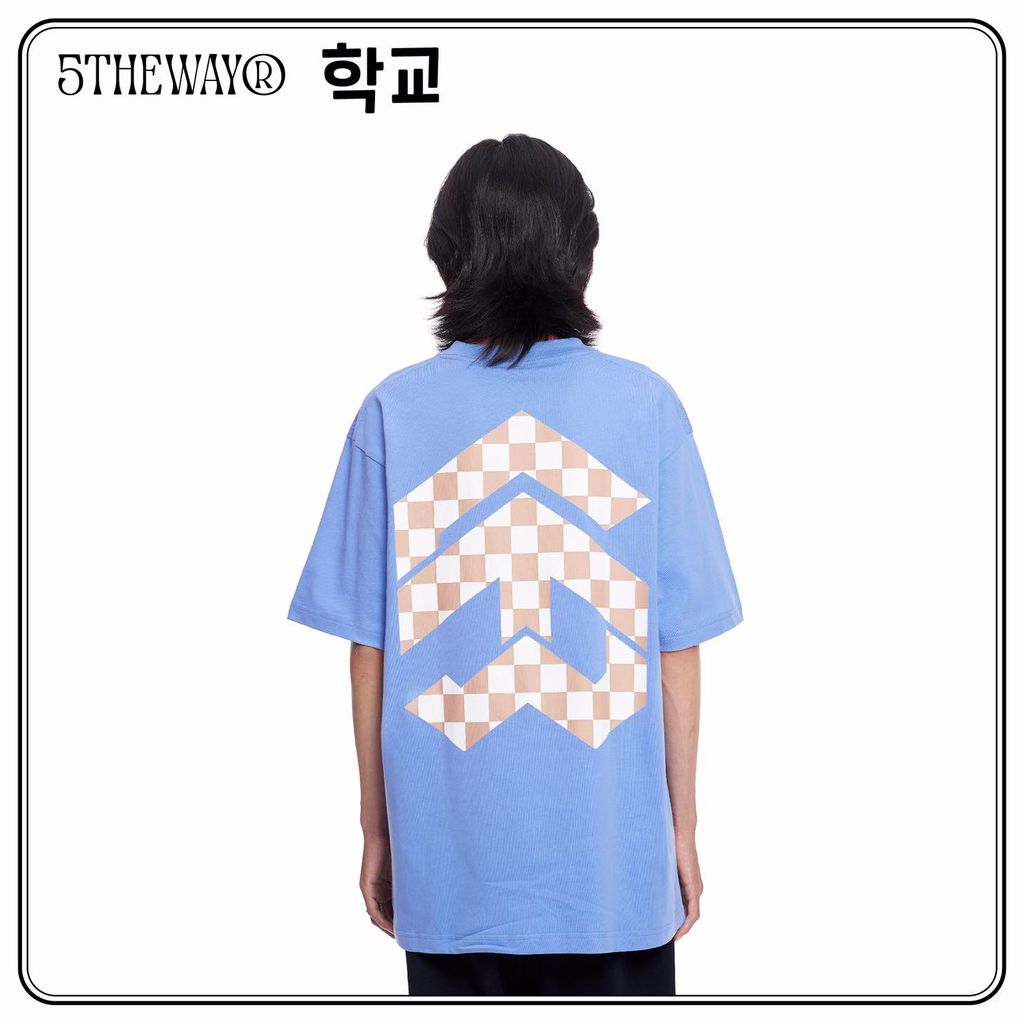  Áo Thun Unisex 5THEWAY® /checkerboard/ NEW TEE™ 