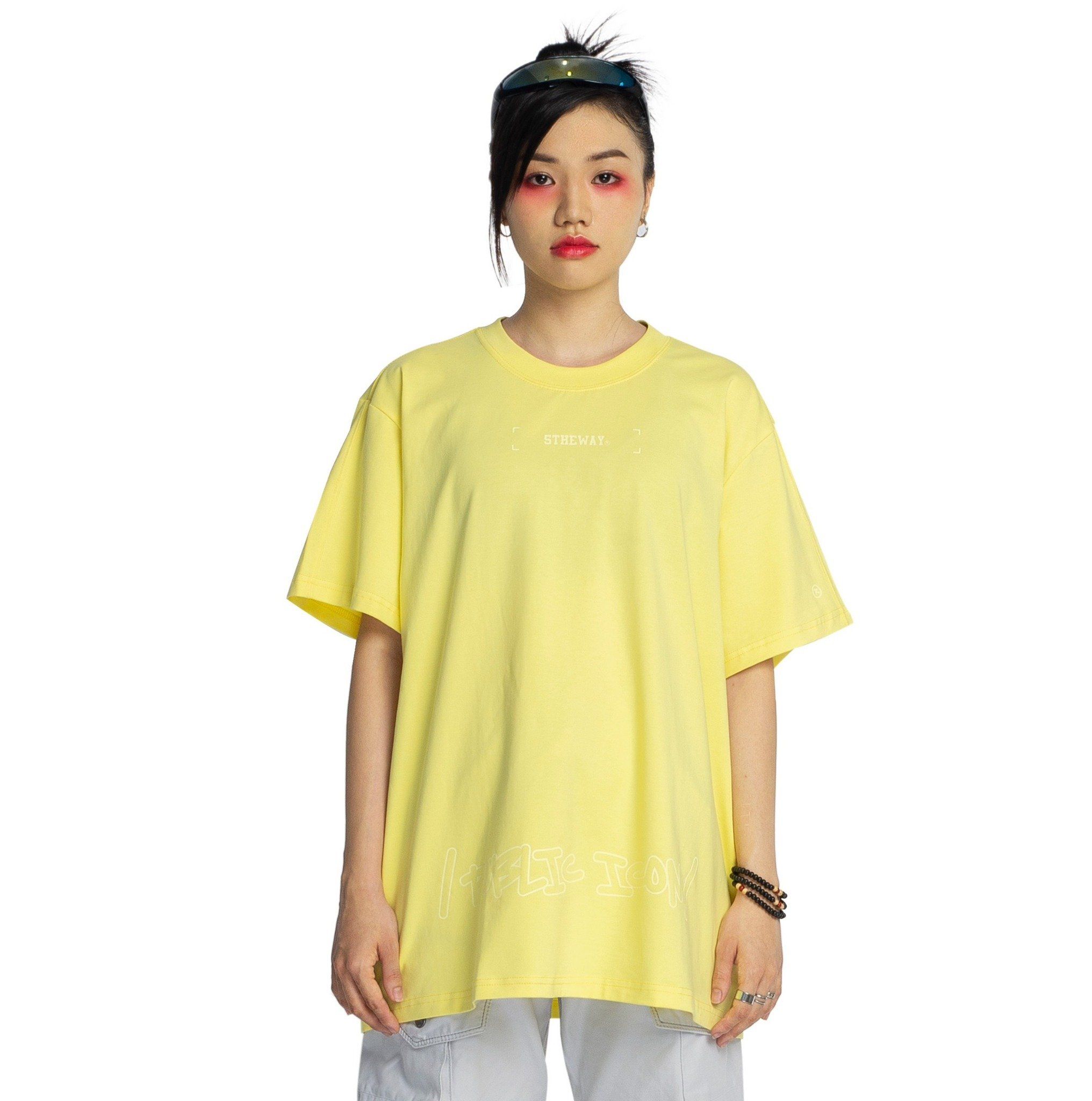  Áo Thun Unisex 5THEWAY® /public icon/ BIGLOGO SQUARE TEE™ 