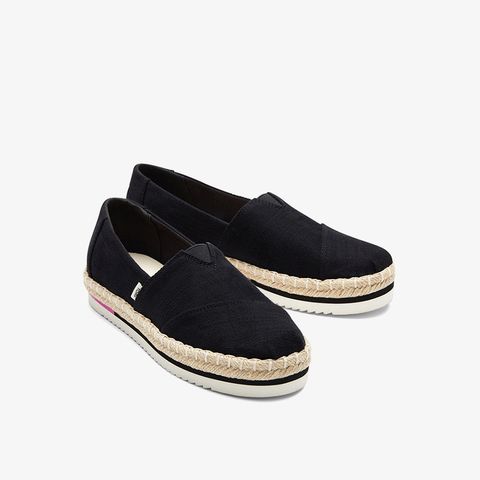  Giày Lười Nữ TOMS Alpargata Platform Rope 