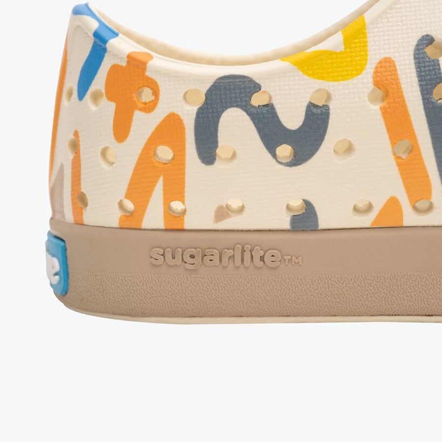  Giày Lười Trẻ Em Unisex NATIVE Jefferson Sugarlite Print Junior 