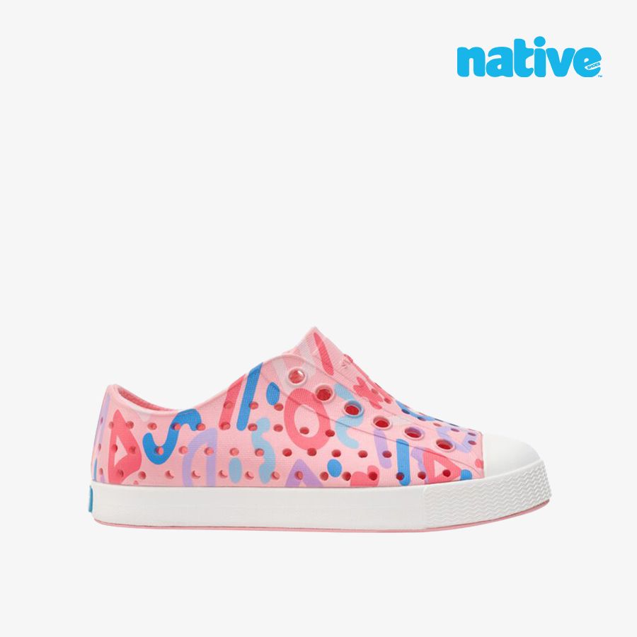  Giày Lười Bé Gái NATIVE Jefferson Sugarlite Print Junior 