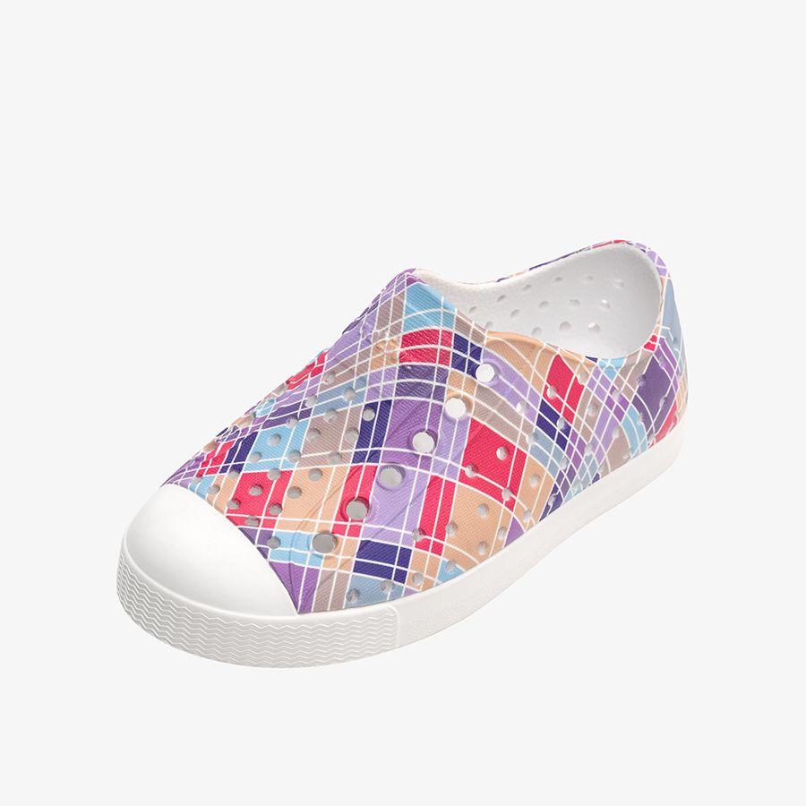  Giày Lười Trẻ Em Unisex NATIVE Jefferson Sugarlite Print Junior 