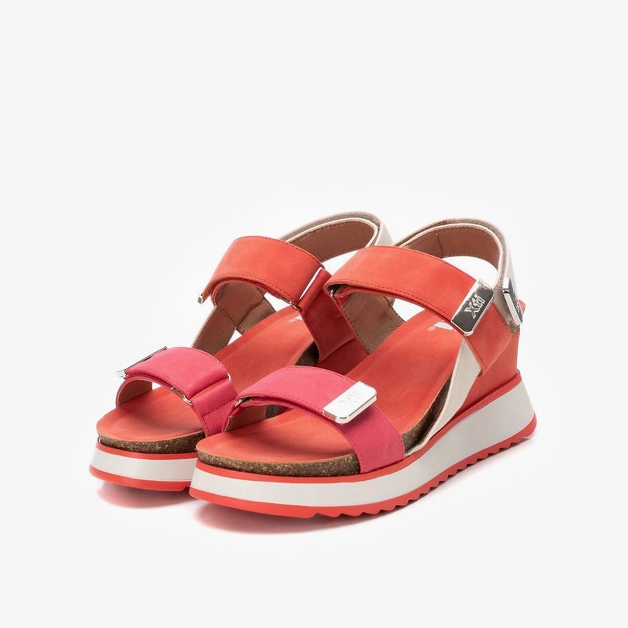  Giày Đế Xuồng Nữ XTI Coral Pu Ladies Sandals 