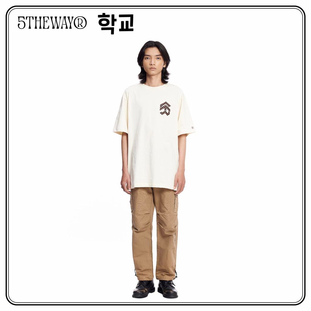  Áo Thun Unisex 5THEWAY® /checkerboard/ NEW TEE™ 