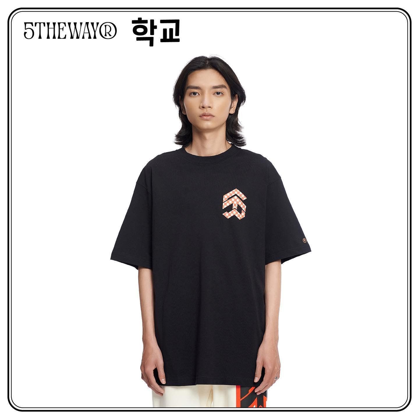  Áo Thun Unisex 5THEWAY® /checkerboard/ NEW TEE™ 