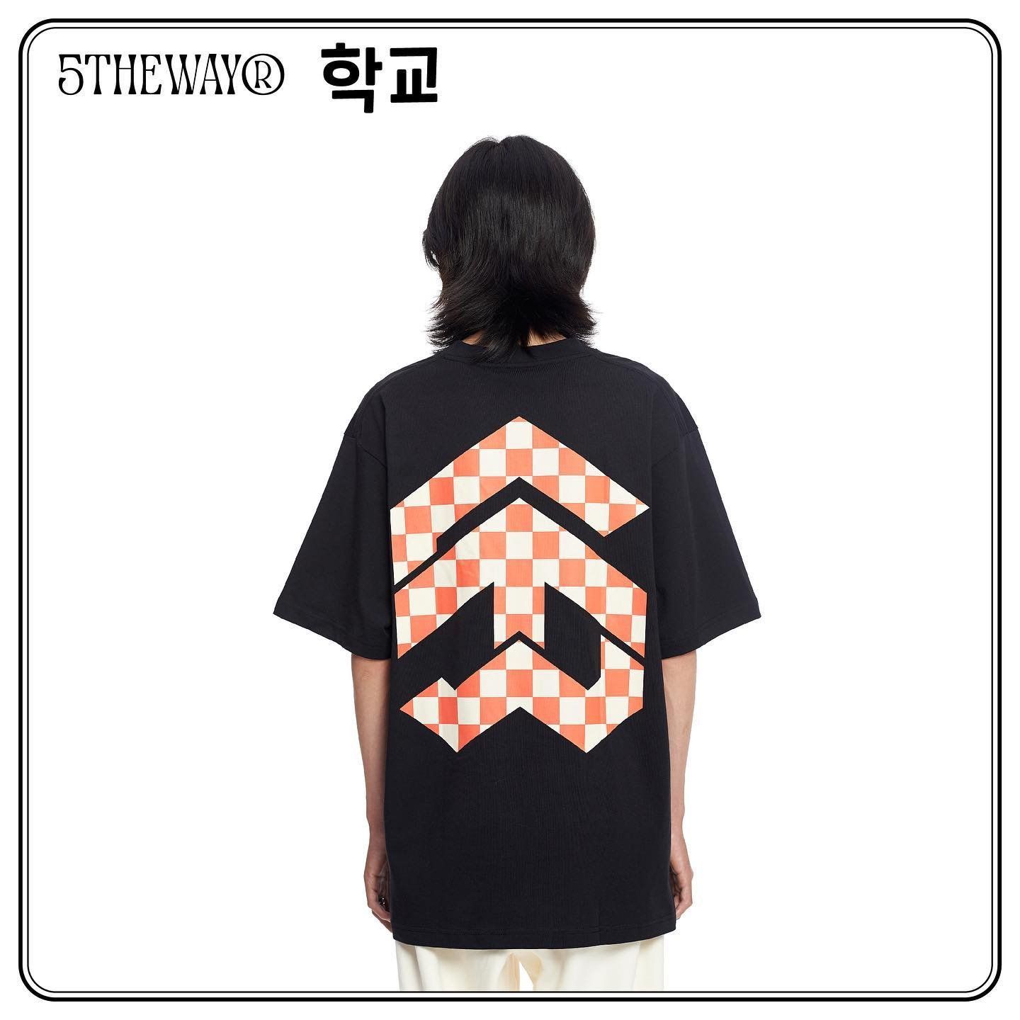  Áo Thun Unisex 5THEWAY® /checkerboard/ NEW TEE™ 