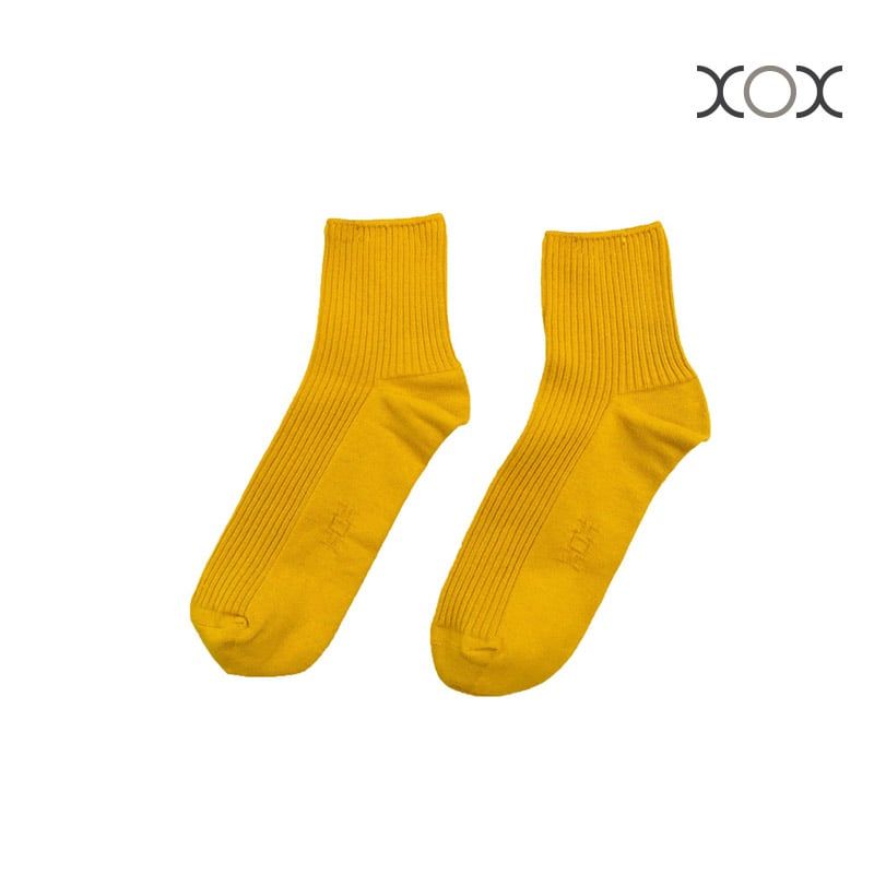  Vớ Unisex XOX Vớ Màu Vàng Đậm 