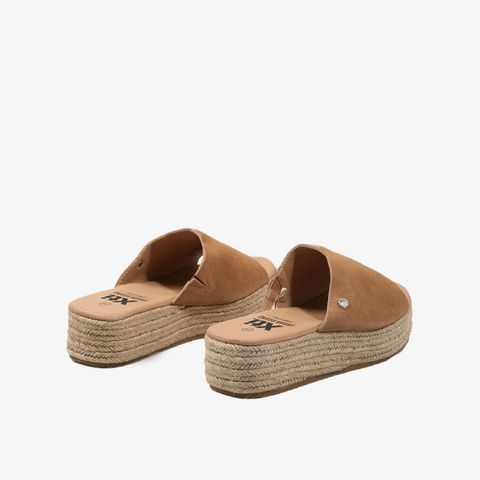  Dép Nữ XTI Camel Suede Combined Ladies Sandals 