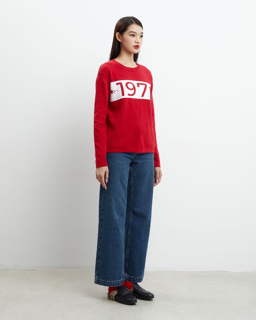  Sweater Nữ TheBlueTshirt 1970 Knit Sweater - Red Cotton 