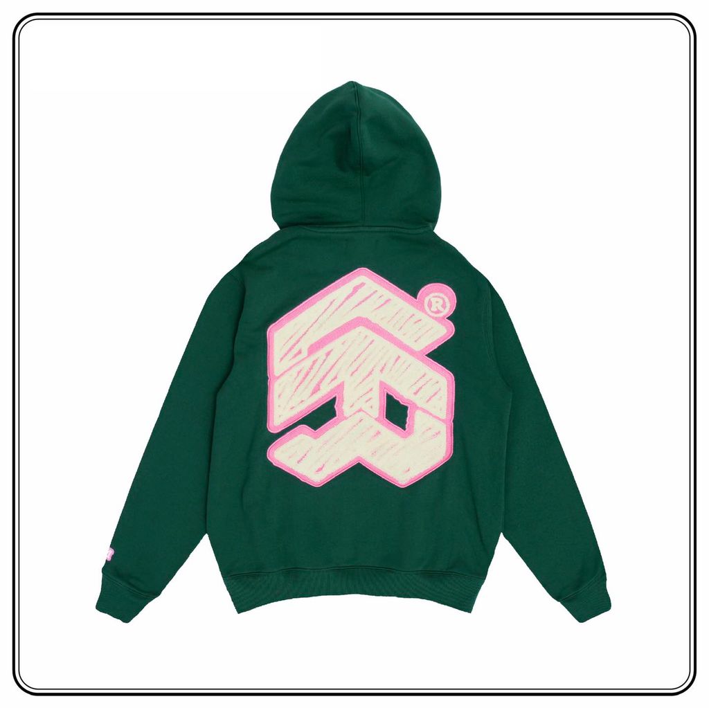  Áo Hoodie Unisex 5THEWAY® /sketch/ Embroider Traditional Fit Hoodie 