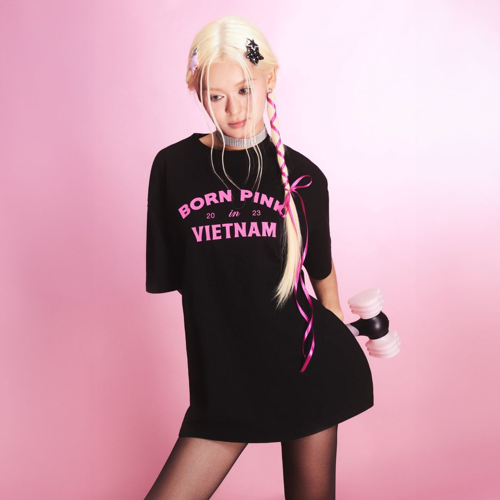  Áo Thun Nữ DOTTIE Bornpink - Đen - Freesize - T0790 