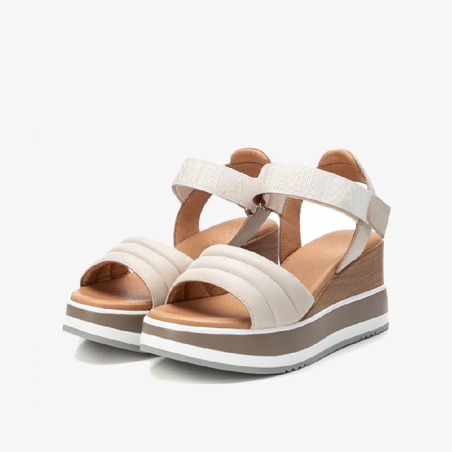  Giày Đế Xuồng Nữ CARMELA Ice Leather Ladies Sandals 