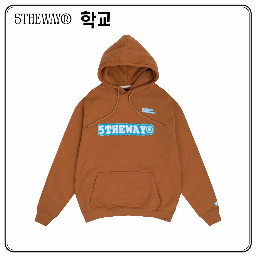  Áo Hoodie Unisex 5THEWAY® /sketch/ Embroider Traditional Fit Hoodie 