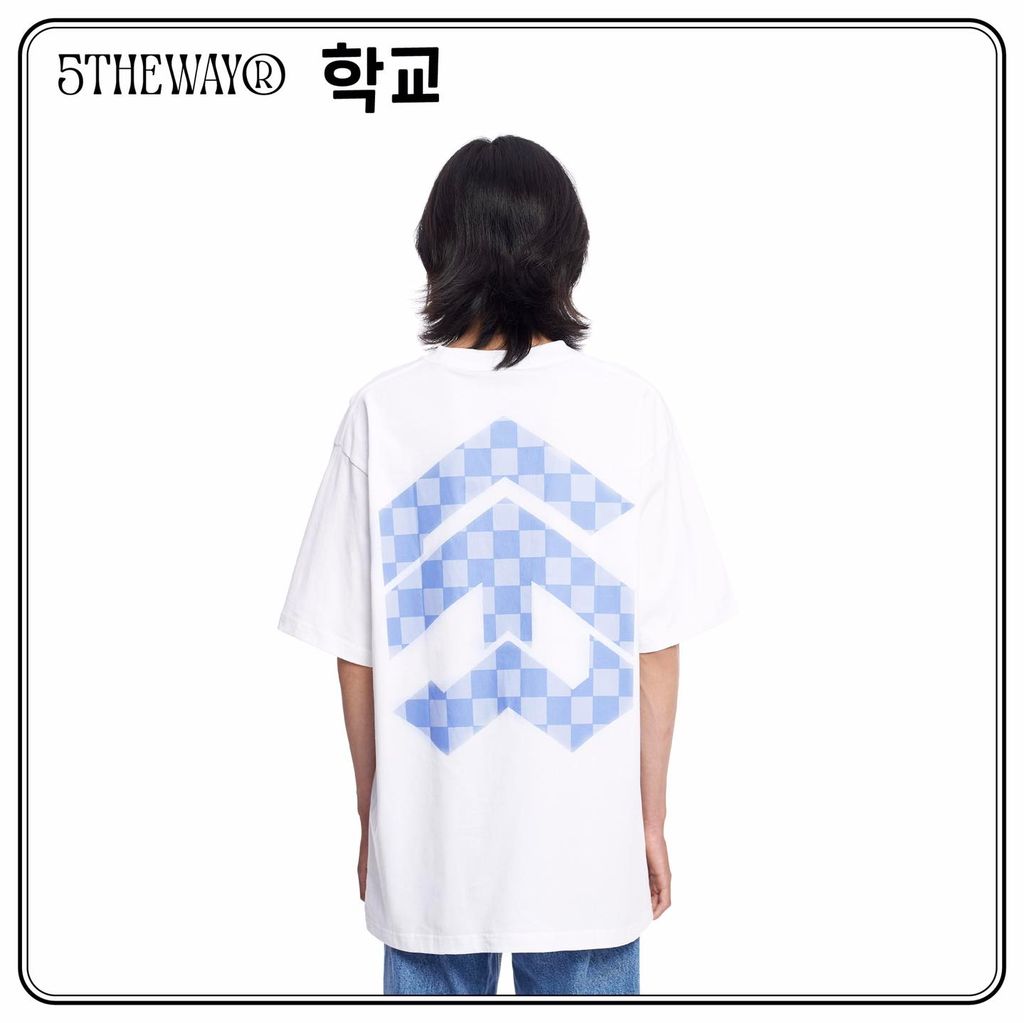  Áo Thun Unisex 5THEWAY® /checkerboard/ NEW TEE™ 