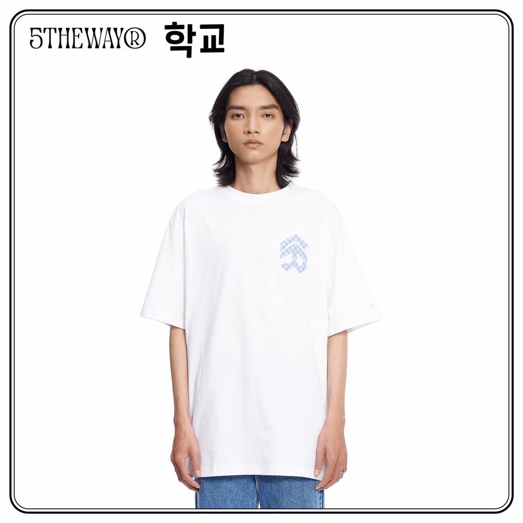  Áo Thun Unisex 5THEWAY® /checkerboard/ NEW TEE™ 