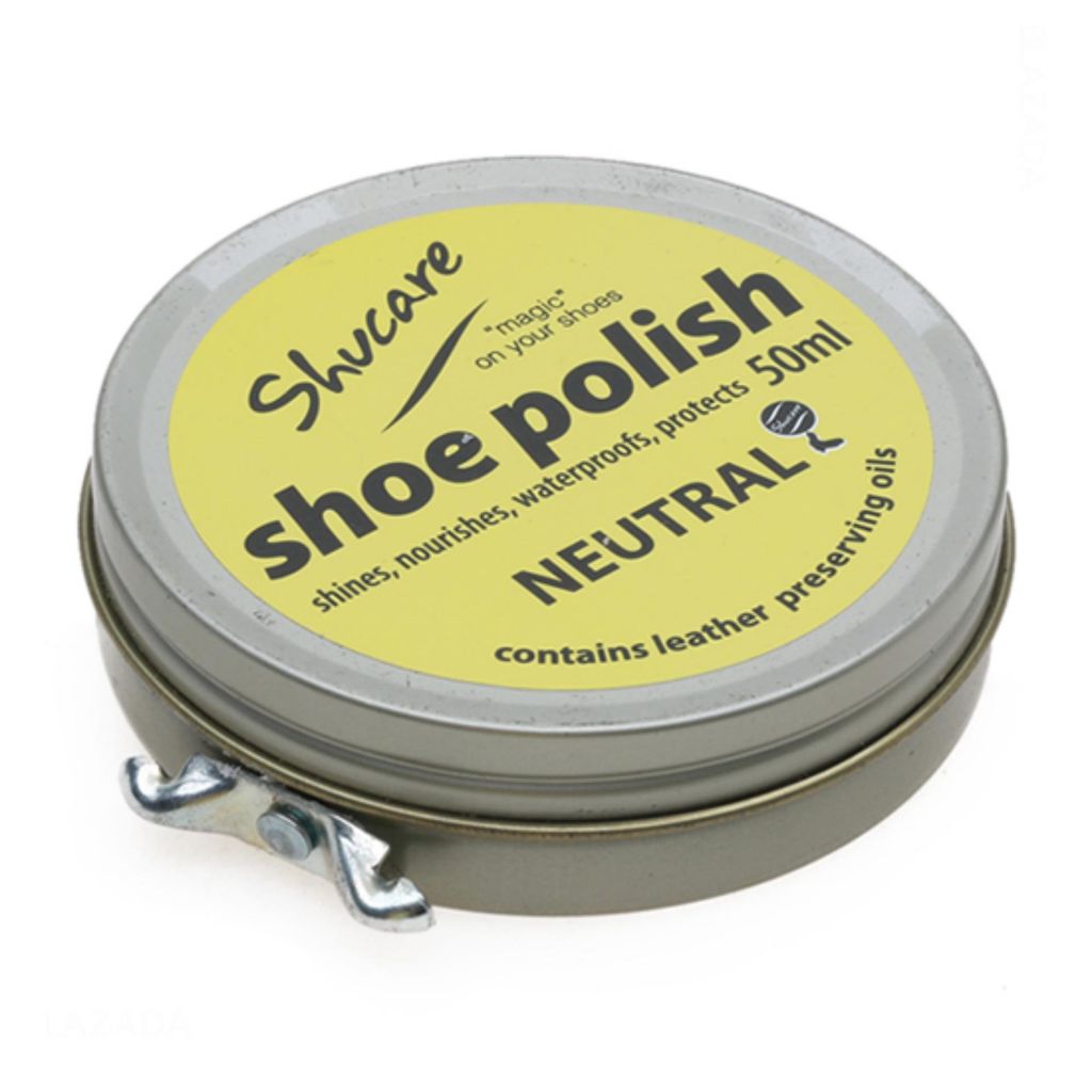  Xi Kem Đánh Giày Shucare Tin Shoe Polish (Neutral - Không Màu) 