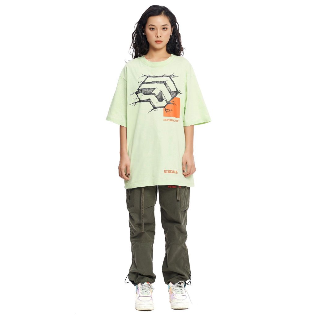  Áo Thun Unisex 5THEWAY® /earthquake/ NEW TEE 