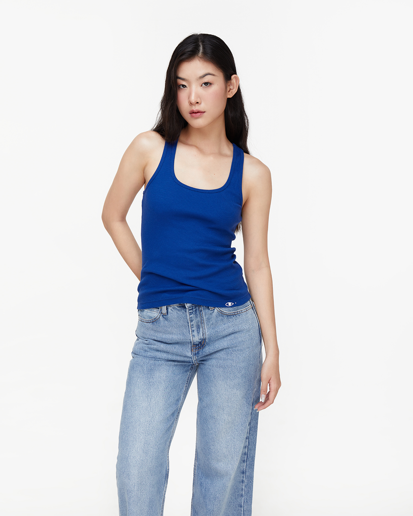  Áo Tank Top Nữ TheBlueTshirt 100% Tank - Blue 