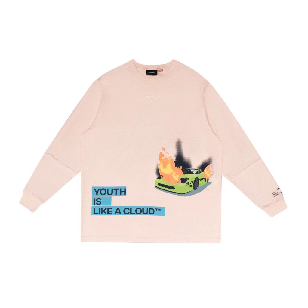  Áo Thun Unisex 5THEWAY® /YILAC/ SQUARE LONG SLEEVE TEE™ 